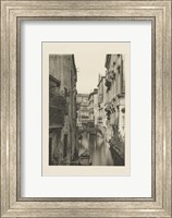 Framed Vintage Views of Venice IV