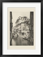 Framed Vintage Views of Venice VI
