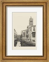 Framed Vintage Views of Venice VII