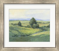 Framed Rolling Green Hills I