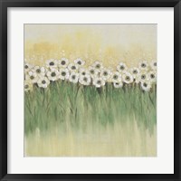 Rows of Flowers I Framed Print