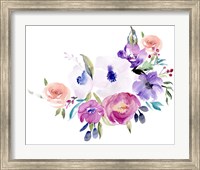 Framed Watercolor Anemone I