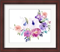 Framed Watercolor Anemone I