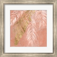 Framed 'Golden Palms I' border=