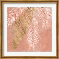 Framed Golden Palms I