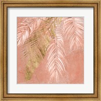 Framed Golden Palms I