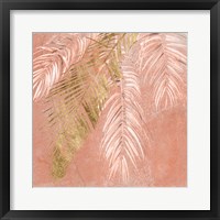 Framed 'Golden Palms I' border=