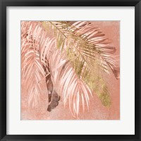 Framed Golden Palms II