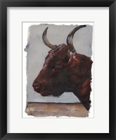 Cattle View I Framed Print