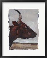 Framed Cattle View II