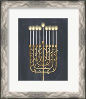 Framed Golden Hanukkah I