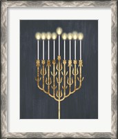 Framed Golden Hanukkah II