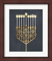 Framed Golden Hanukkah II