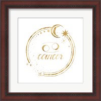 Framed Gilded Astrology IV