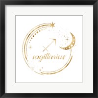 Framed Gilded Astrology IX