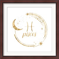 Framed Gilded Astrology XII