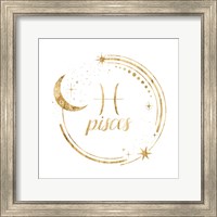 Framed Gilded Astrology XII