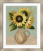 Framed Sunflower Afternoon I