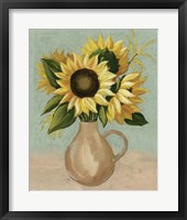 Framed Sunflower Afternoon I