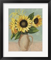 Framed 'Sunflower Afternoon II' border=