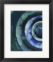 Framed Cobalt Vortex I