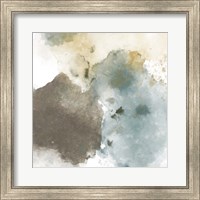 Framed 'Fading Pieces II' border=
