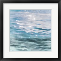 Framed 'Shimmering Waters I' border=