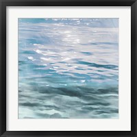 Framed 'Shimmering Waters I' border=