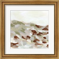 Framed 'Hillside Mosaic I' border=