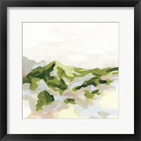 Framed 'Emerald Hills I' border=