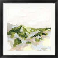 Framed 'Emerald Hills I' border=
