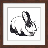 Framed Winter Rabbit I