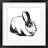 Framed Winter Rabbit I