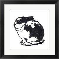 Framed Winter Rabbit IV