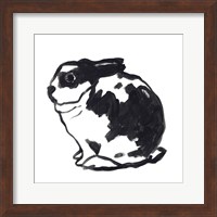 Framed Winter Rabbit IV