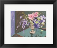 Framed Blooming Wisteria I