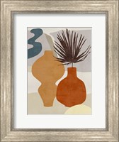Framed Decorated Vases III
