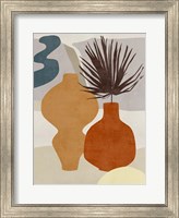 Framed Decorated Vases III