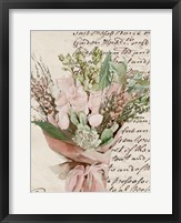 Framed Wrapped Bouquet I