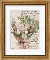 Framed Wrapped Bouquet I