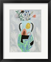 Collage Vase I Framed Print