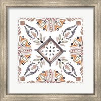 Framed 'Summertime Ceramic II' border=