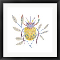 Framed 'Floral Beetles I' border=