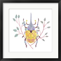Floral Beetles VI Framed Print