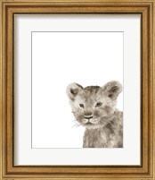 Framed 'Safari Animal Portraits I' border=