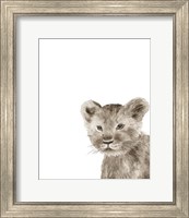Framed 'Safari Animal Portraits I' border=