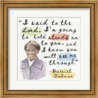 Framed 'Harriet Tubman I' border=