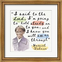 Framed 'Harriet Tubman I' border=
