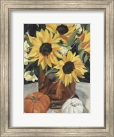 Framed Sunflower Vase I