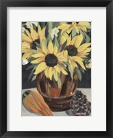 Sunflower Vase II Framed Print
